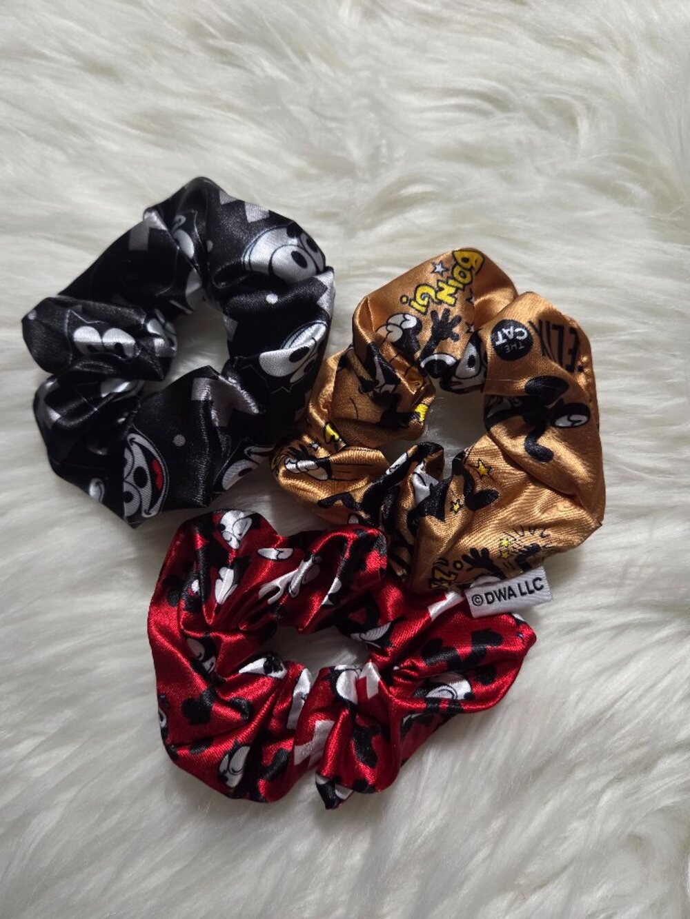 Felix the Cat Scrunchie Set